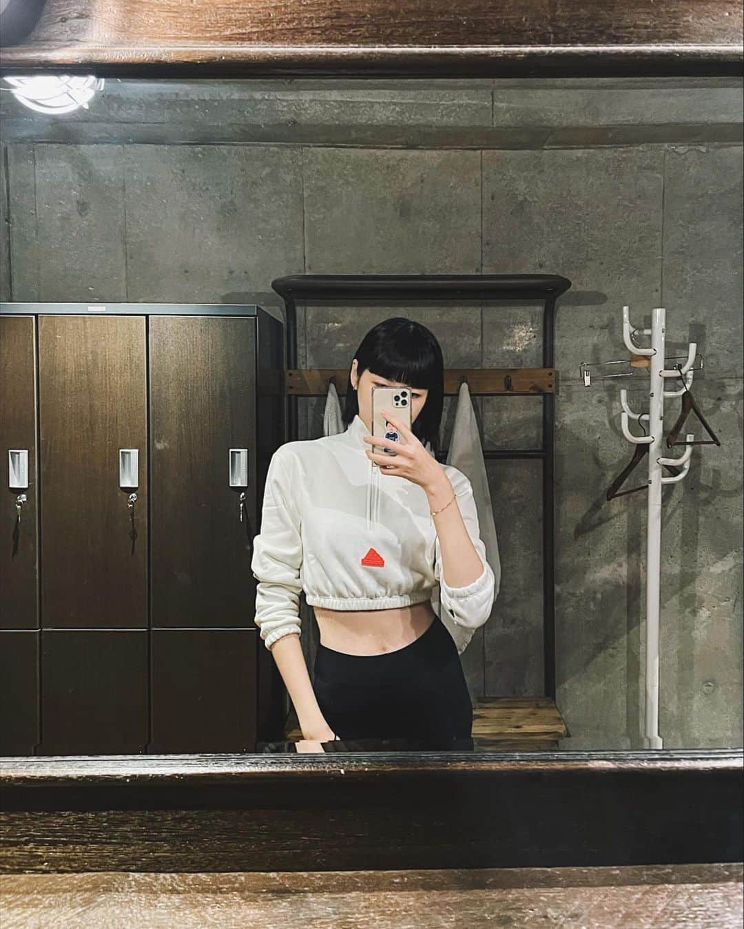 新井貴子のインスタグラム：「冬でも汗だく、です。」