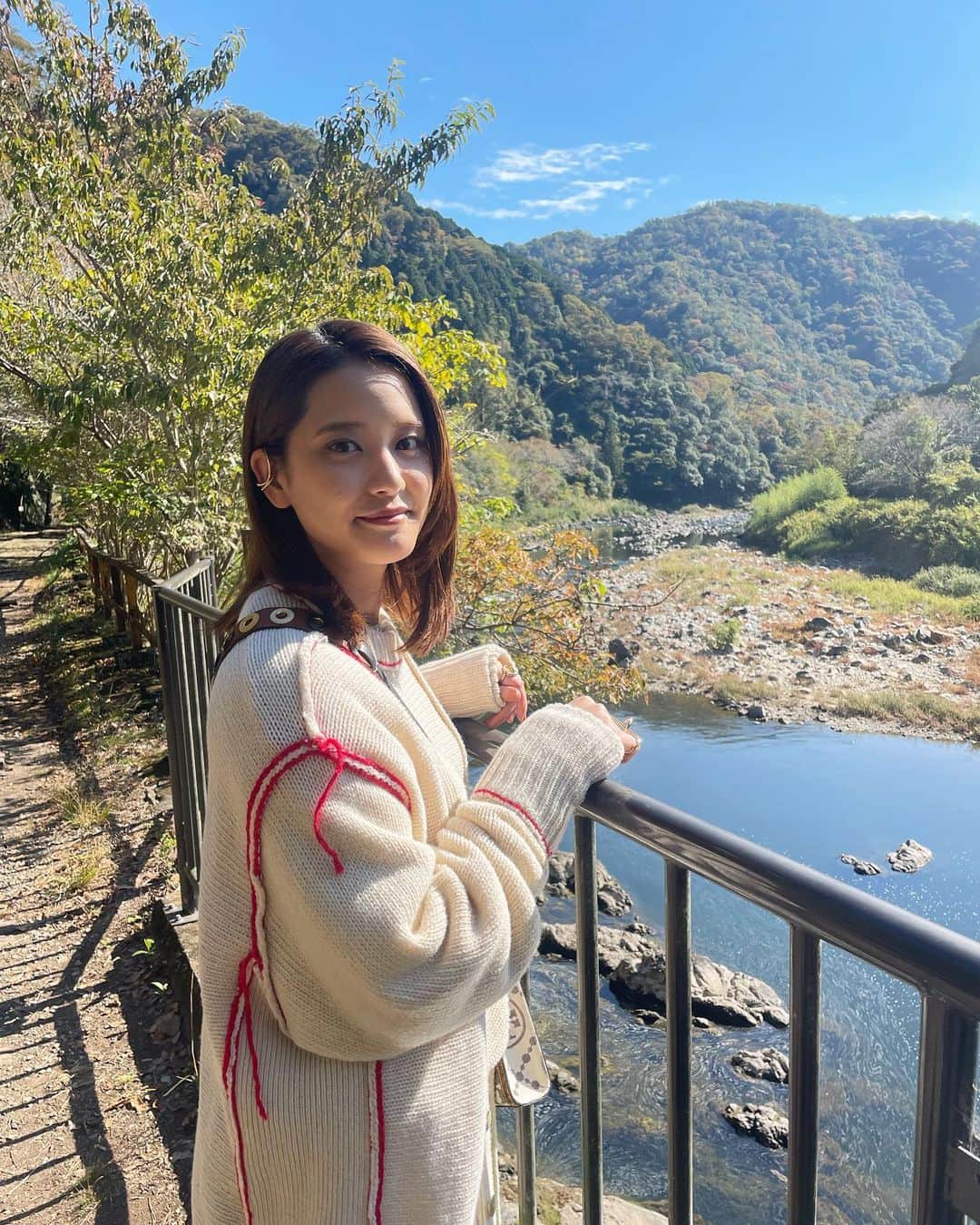 山崎紘菜のインスタグラム：「🍃 #旅色FOCAL」