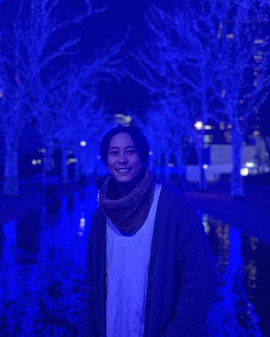 佐野岳さんのインスタグラム写真 - (佐野岳Instagram)「青っ⁉️笑」12月7日 22時04分 - gaku_sano_09