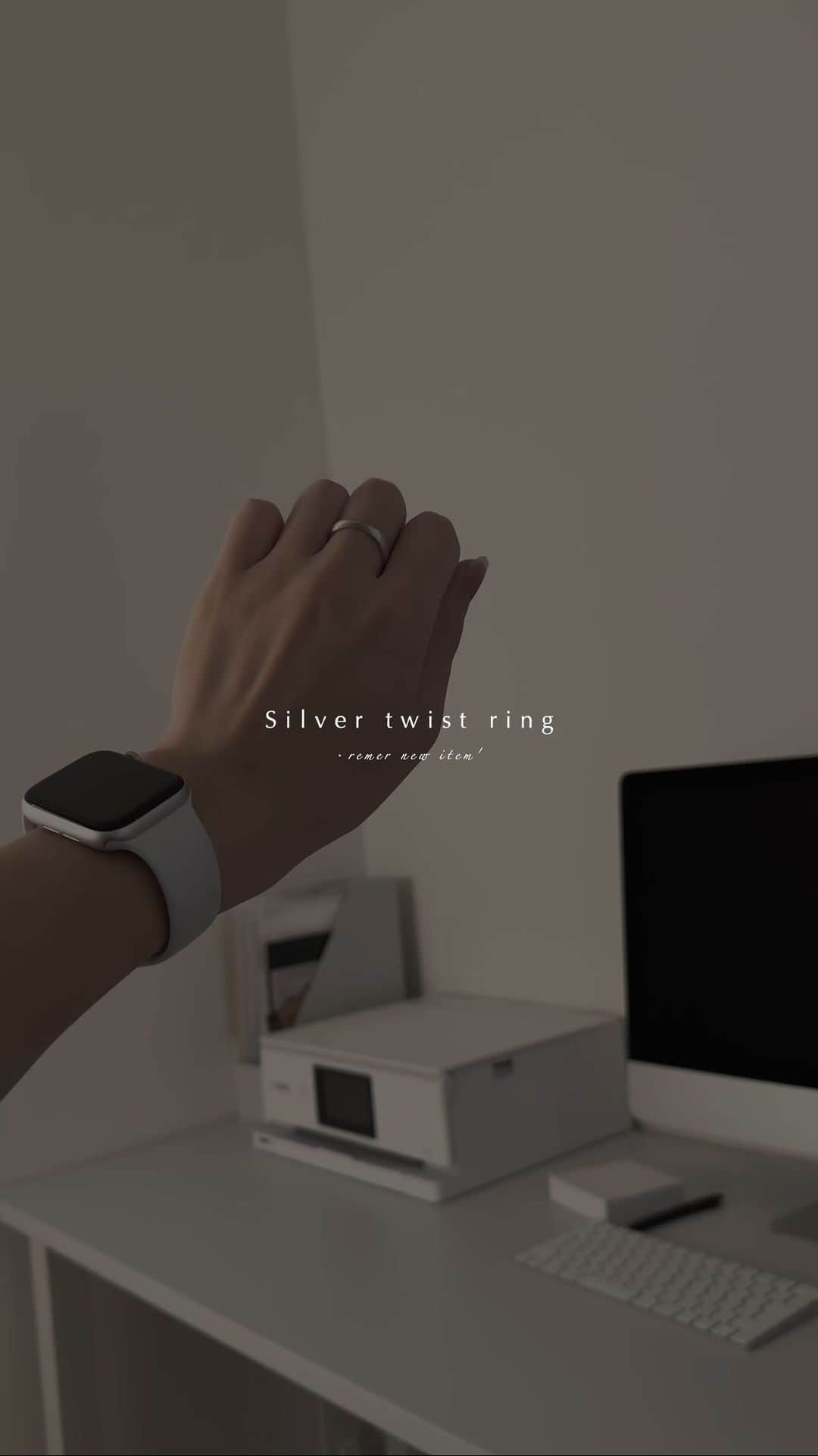 JUN / Yohukasiのインスタグラム：「💍❄️  #silver925 #remer」