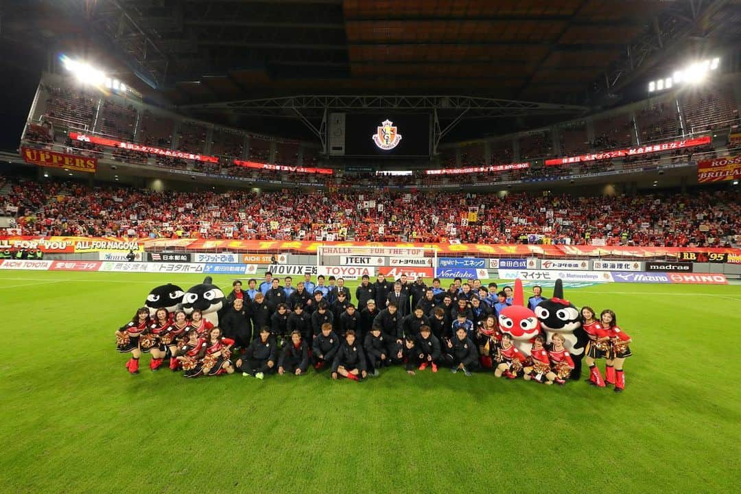 内田宅哉のインスタグラム：「. 2022シーズン 応援ありがとうございました。 . #grampus#名古屋グランパス#34」