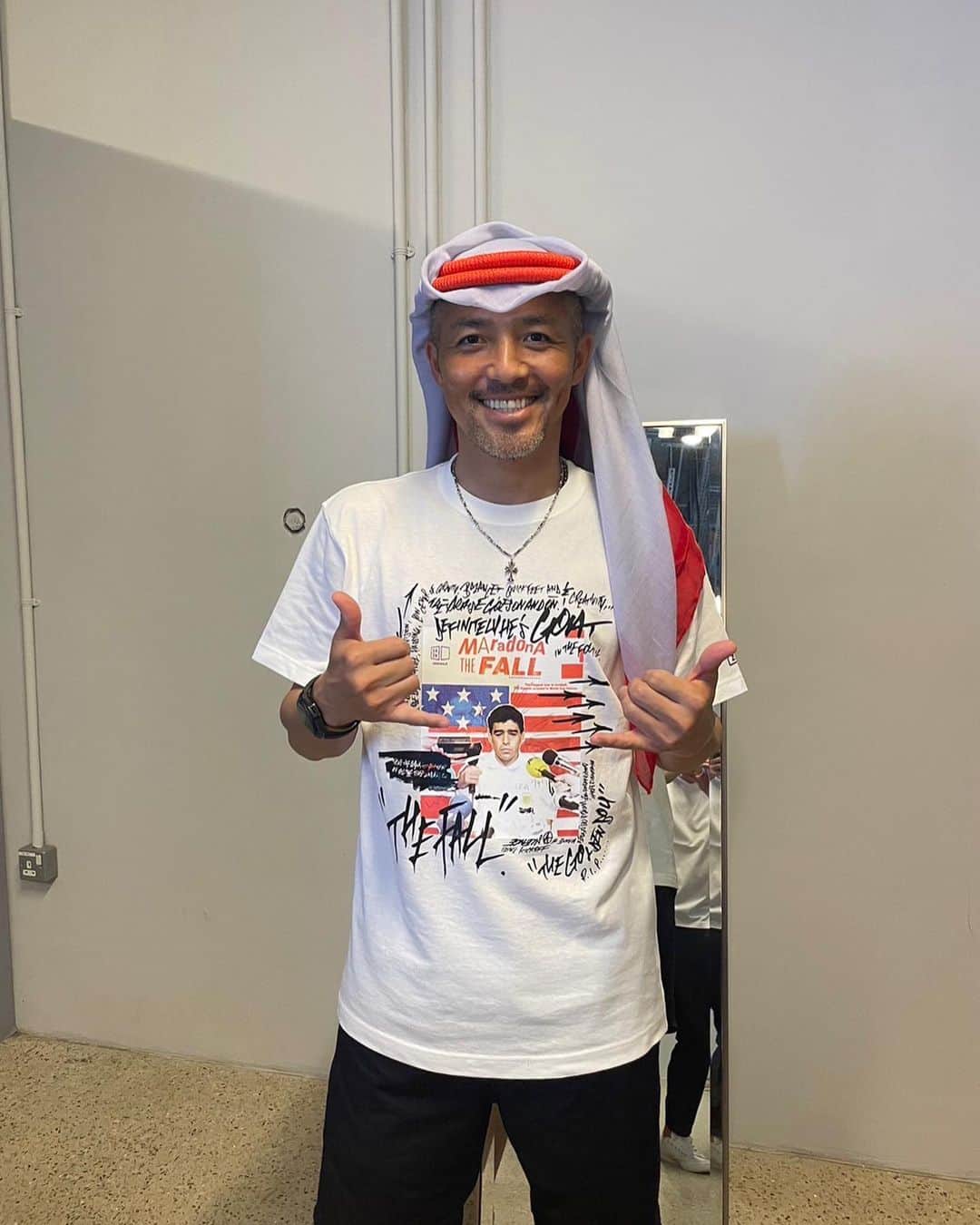 のインスタグラム：「カタールでの色々🇶🇦 試合以外で初めて来たので空き時間に色んな所が見れました👍地元の民族衣装は似合い過ぎ？？😂トレーニングも毎日出来ましたし、日本代表戦含め良い試合を沢山観れてイメージトレーニングもバッチリ👌  #fifaworldcup  #qatar  #asics  @hublot_japan #HublotLovesFootball #Hublot #ウブロ」