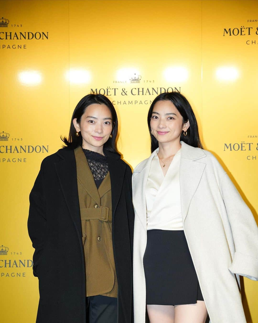 蒼あんなのインスタグラム：「東京タワーのMOËT&CHANDON『EFFERVESCENCE Tokyo 2022』に一足先にみんなで行ってきました🍾✨  みんなでわいわいして楽しい夜だった☺️✨  東京タワーもMoët Chandonになってたよ\( ˆoˆ )/💓  @moetchandon  #MoetChandon #モエエシャンドン #MoetEffervescence #シャンパンの魔法と輝きを」