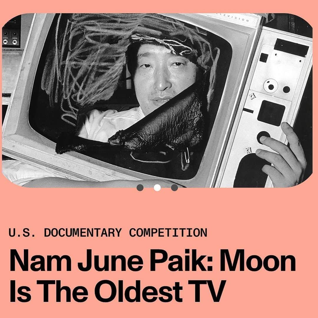 スティーヴン・ユァンのインスタグラム：「Nam June Paik: Moon Is The Oldest TV premieres at @sundanceorg 2023 in official competition.   congrats to our fearless director @itsamandakim and to the whole team.   honored to be associated with all these incredible people.   @kenzodigital @tagould @jbstockman @curatorial555 @amy.hobby @jessewann @fab5freddy @stevejang」