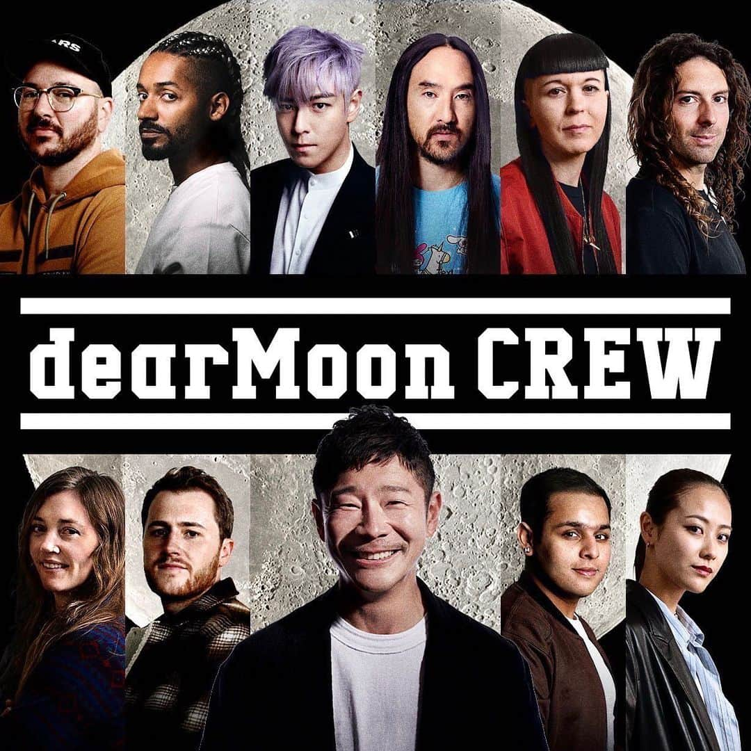 前澤友作さんのインスタグラム写真 - (前澤友作Instagram)「. 月旅行のクルーが決まりました！  Crew for Moon Trip Selected!!  #dearMoonCrew  @dearmoonproject  @steveaoki @everydayastronaut @yemialchemist @devjoshi28 @brendanfilm @choi_seung_hyun_tttop @rhiannon_adam @karimiliya @kaitlynfarr @miyudance_」12月9日 7時28分 - yusaku2020