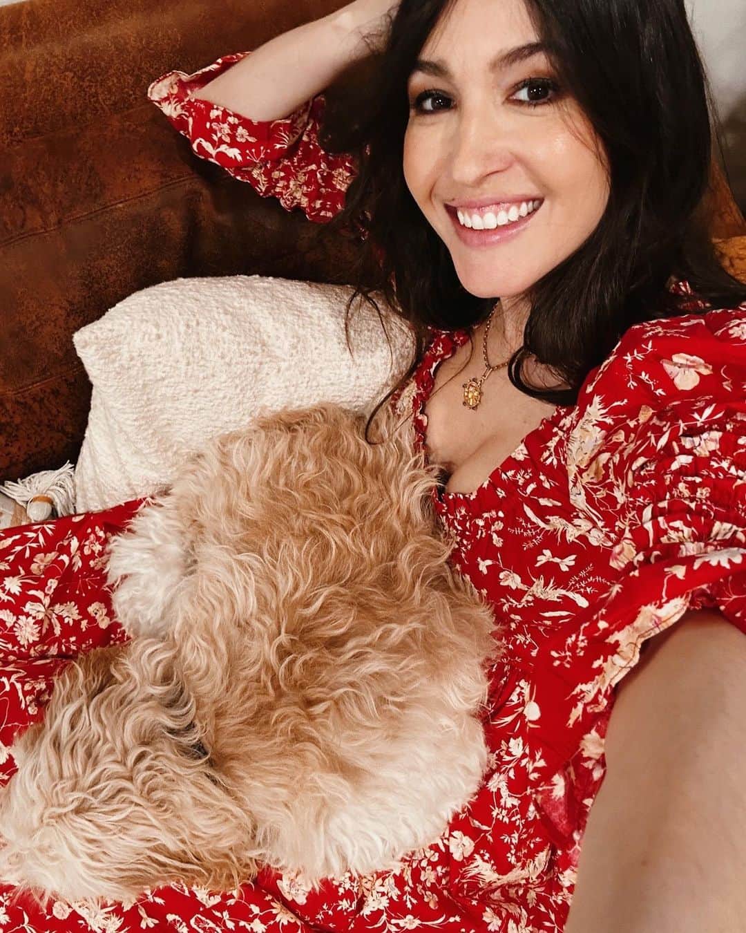 ケイト・ボイージェルのインスタグラム：「Hello 36! Thank you all so much for the sweet birthday wishes, can’t wait to see what this year brings ❤️   (my dress is tagged in my @shop.ltk account!)」