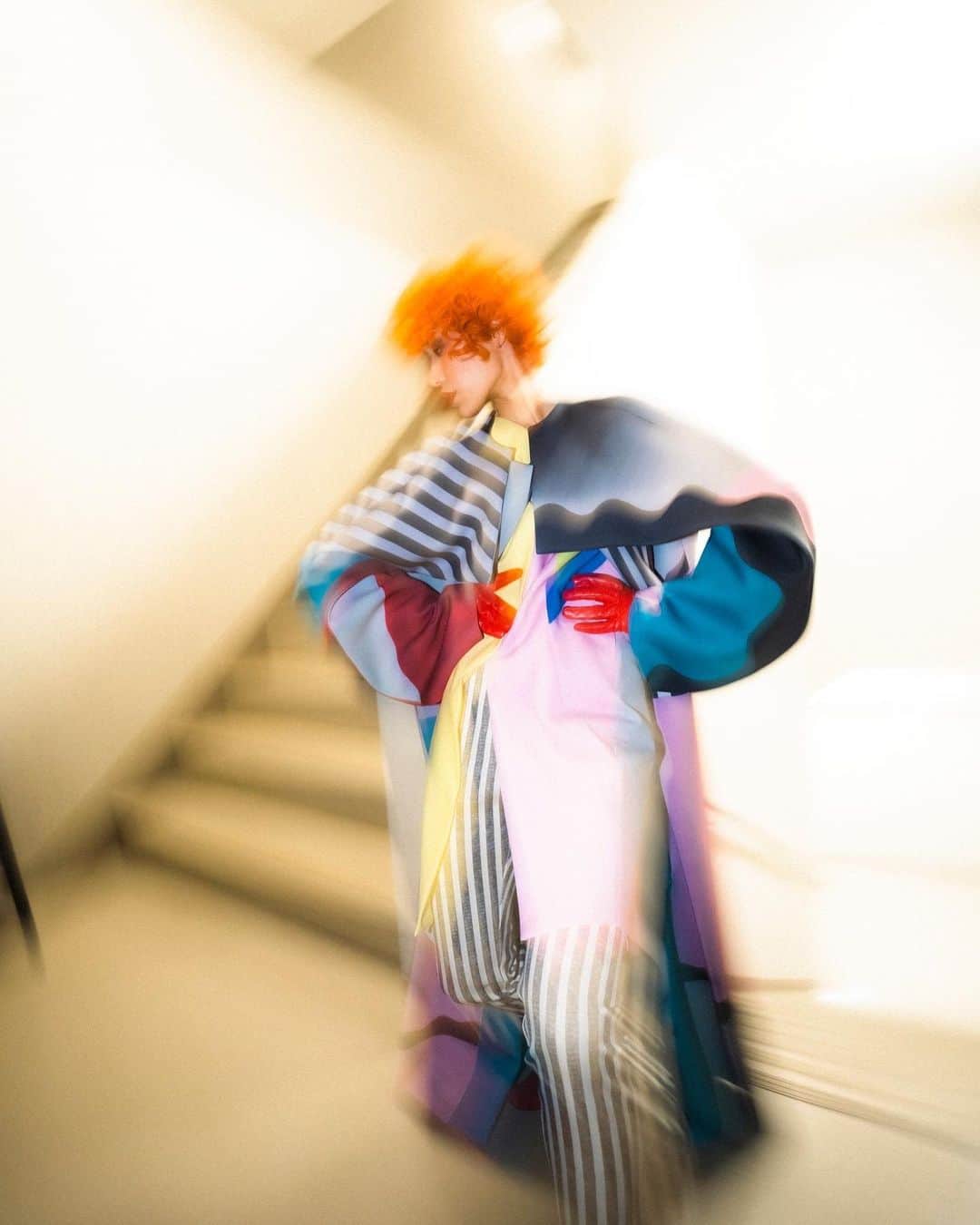 DJLUVさんのインスタグラム写真 - (DJLUVInstagram)「hairshow🐡⌛️🧡🌈🤘🏼🦭  hair make clothes | chalresdessin  photo | amonryu」12月9日 12時38分 - djluvjpn