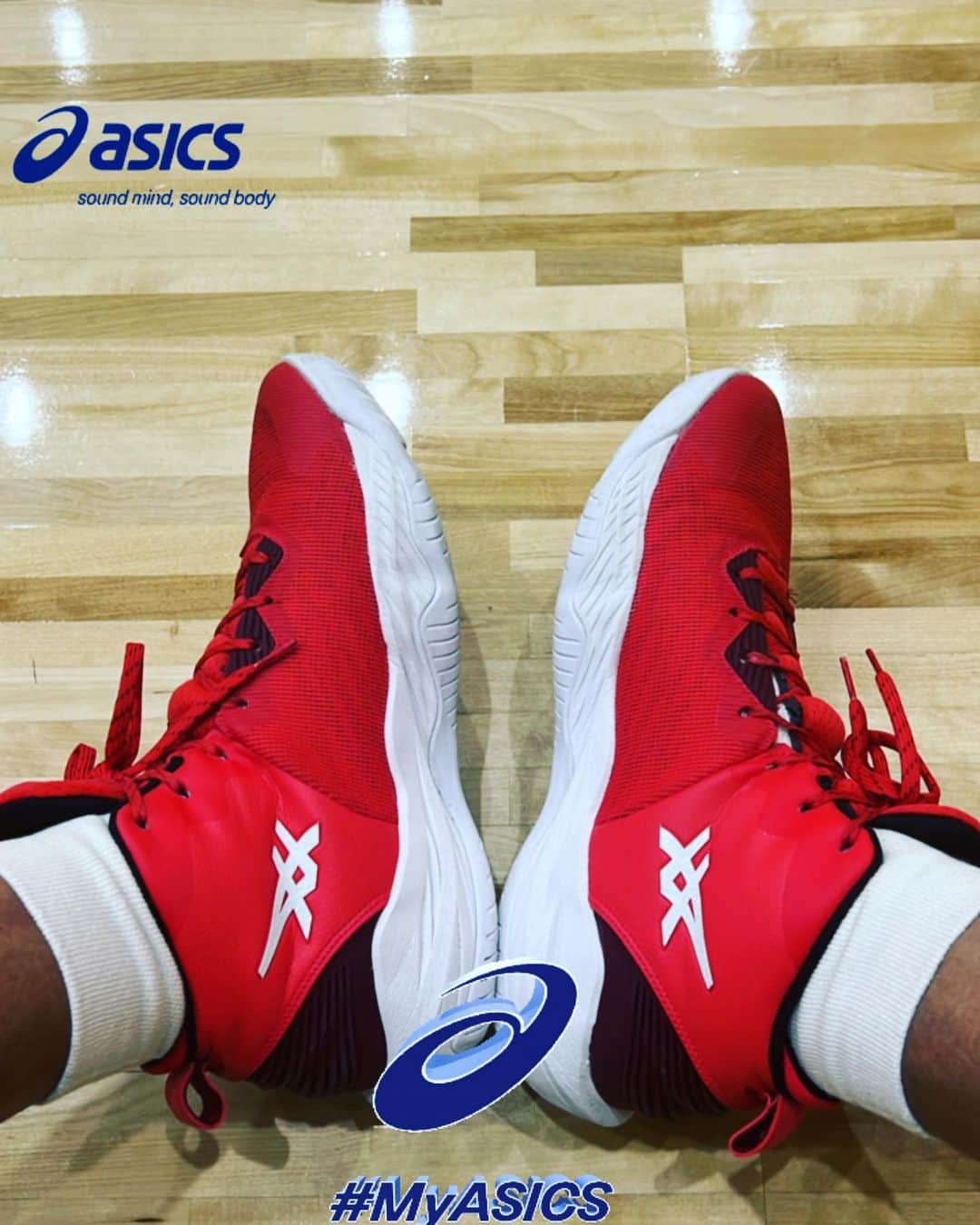 張本天傑のインスタグラム：「いつもありがとうございます🙏🙏 #MYASICS #myasics」