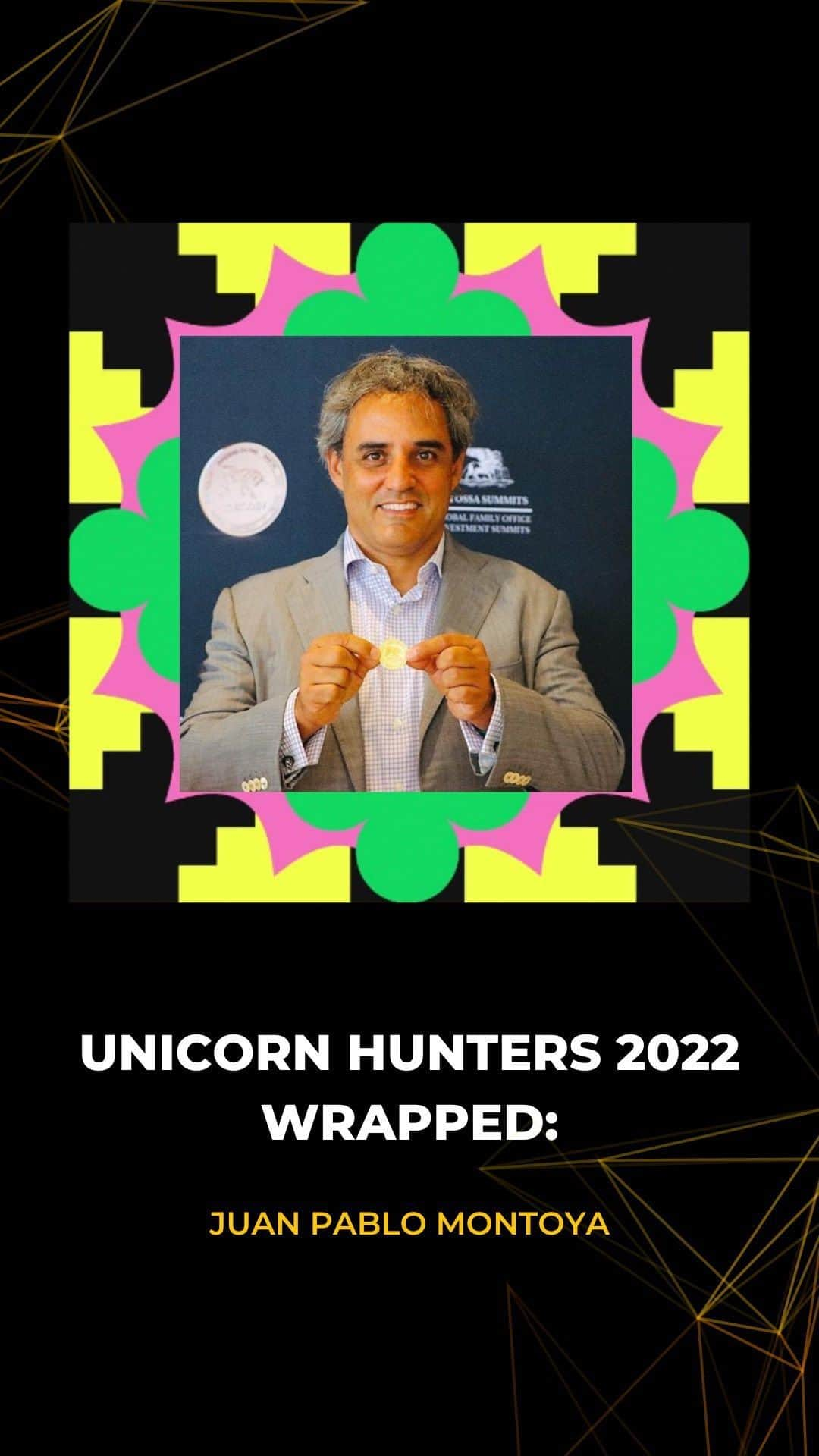 ファン・パブロ・モントーヤのインスタグラム：「@jpmonty2 was one of our biggest fans this year!  We’d call this 2022 Unicorn Hunters Wrapped a success. 😎  Want to get in on the end-of-year festivities? This holiday season, you can claim or gift 100 FREE Unicoins — no strings attached. Grab yours today at the link in our bio.  #SpotifyWrapped #300MillionViewers #CryptocurrencyIndustry #TechnologyIndustry #MedicalIndustry #EnvironmentalIndustry #HealthAndWellnessIndustry #Margik #UELifeSciences #Unicoin #changetheworld #unicorncompany #unicornstatus #IPO #preIPO #investmentopportunity #startupgrowth #unicornhuntersshow #circleofmoney #unicoin」