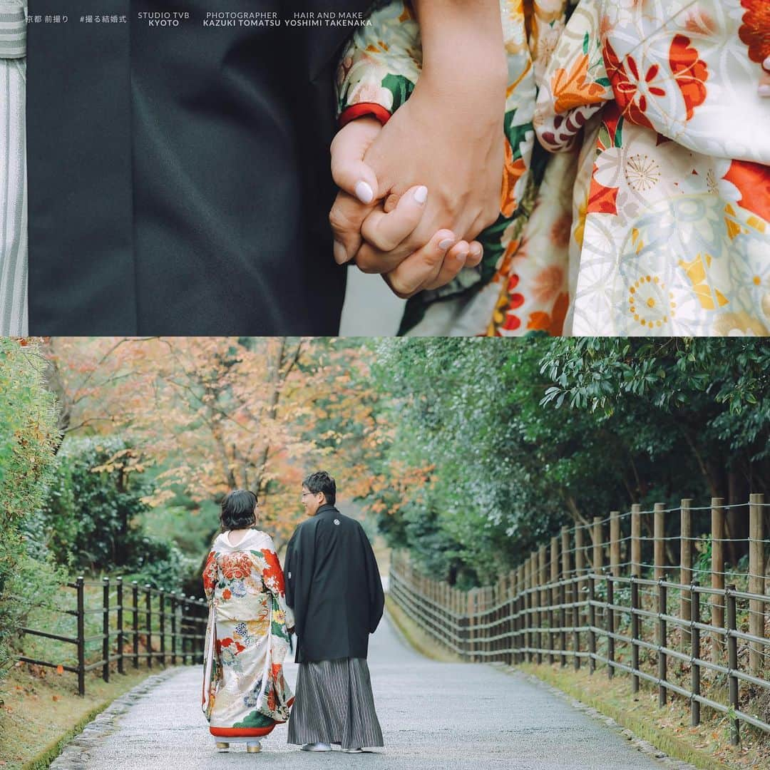 Decollte Wedding Photographyさんのインスタグラム写真 - (Decollte Wedding PhotographyInstagram)「本日はご指名いただきまして、誠にありがとうございました🍁✨  皆さまからのご指名、お待ちしております ☺︎  『嵐山ロケーション』  photo : Kazuki Tomatsu  hair&makeup : Yoshimi Takenaka  ”お二人が楽しめる空間作り” と ”見返したくなるお写真”  大阪生まれ・大阪育ちのよく喋るカメラマンです！  にぎやかで、にこやかな撮影空間を楽しんでいただけます！ 大切なお二人の記念写真のお手伝いをさせていただければ幸いです！  @decollte_resruit  @d_weddingphoto_jp @decollte_weddingphoto  ————————————————————————————————————  京都でロケーション、前撮り、和装、洋装、結婚写真のご予約はこちらから Studio TVB KYOTO https://www.studiotvb-kyoto.jp 075-708-6875  ————————————————————————————————————」11月16日 17時07分 - d_weddingphoto_jp