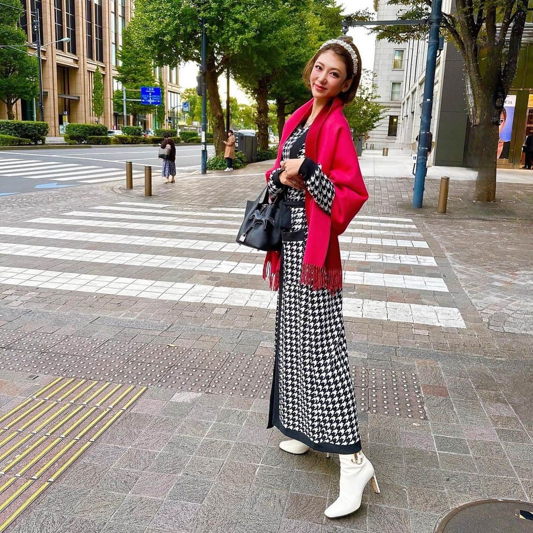 坂井雪乃のインスタグラム：「I’m back in Tokyo🗼❤️  少しずつ寒くなってきて秋服が楽しい時期になりました🍁✨  #japan #日本 #東京 #tokyo」