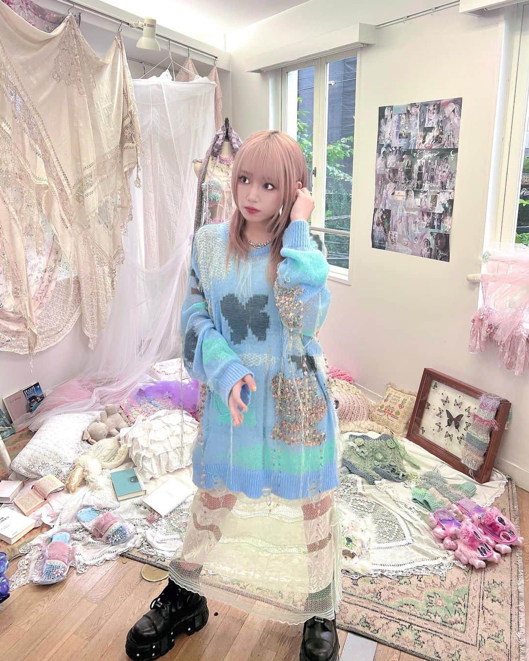 廣田あいか のインスタグラム：「@rurumu.official 🫧ㅤㅤㅤㅤㅤㅤㅤㅤㅤㅤㅤㅤㅤㅤㅤㅤㅤㅤㅤㅤㅤㅤㅤㅤㅤㅤㅤㅤㅤㅤㅤㅤㅤㅤㅤㅤㅤㅤㅤ ㅤㅤㅤㅤㅤㅤㅤㅤㅤㅤㅤㅤㅤ 繊細すぎてㅤㅤㅤㅤㅤㅤㅤㅤㅤㅤㅤㅤ 毎度ときめきがすごいですㅤㅤㅤㅤㅤㅤㅤㅤㅤㅤㅤㅤㅤ ㅤㅤㅤㅤㅤㅤㅤㅤㅤㅤㅤㅤㅤ  {\___/} (⸝⸝> ̫ <⸝⸝) / ^ ^ \  #rurumu #rurumu2023ss」