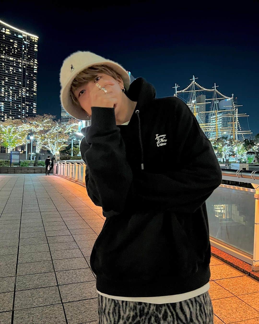 のインスタグラム：「もう寒いねぇ❄️  #stussy  #kangol  #ignoranceisnotacrime」