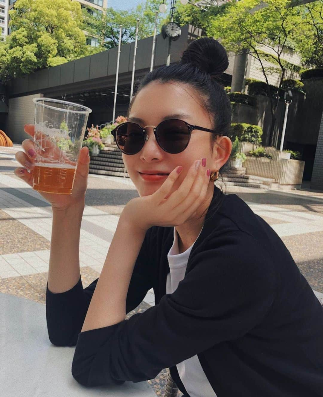 蜂谷晏海さんのインスタグラム写真 - (蜂谷晏海Instagram)「いつかの夏の外ビア🌞 #ぷはあみら#ビール#beer」11月17日 11時11分 - hachiyaami