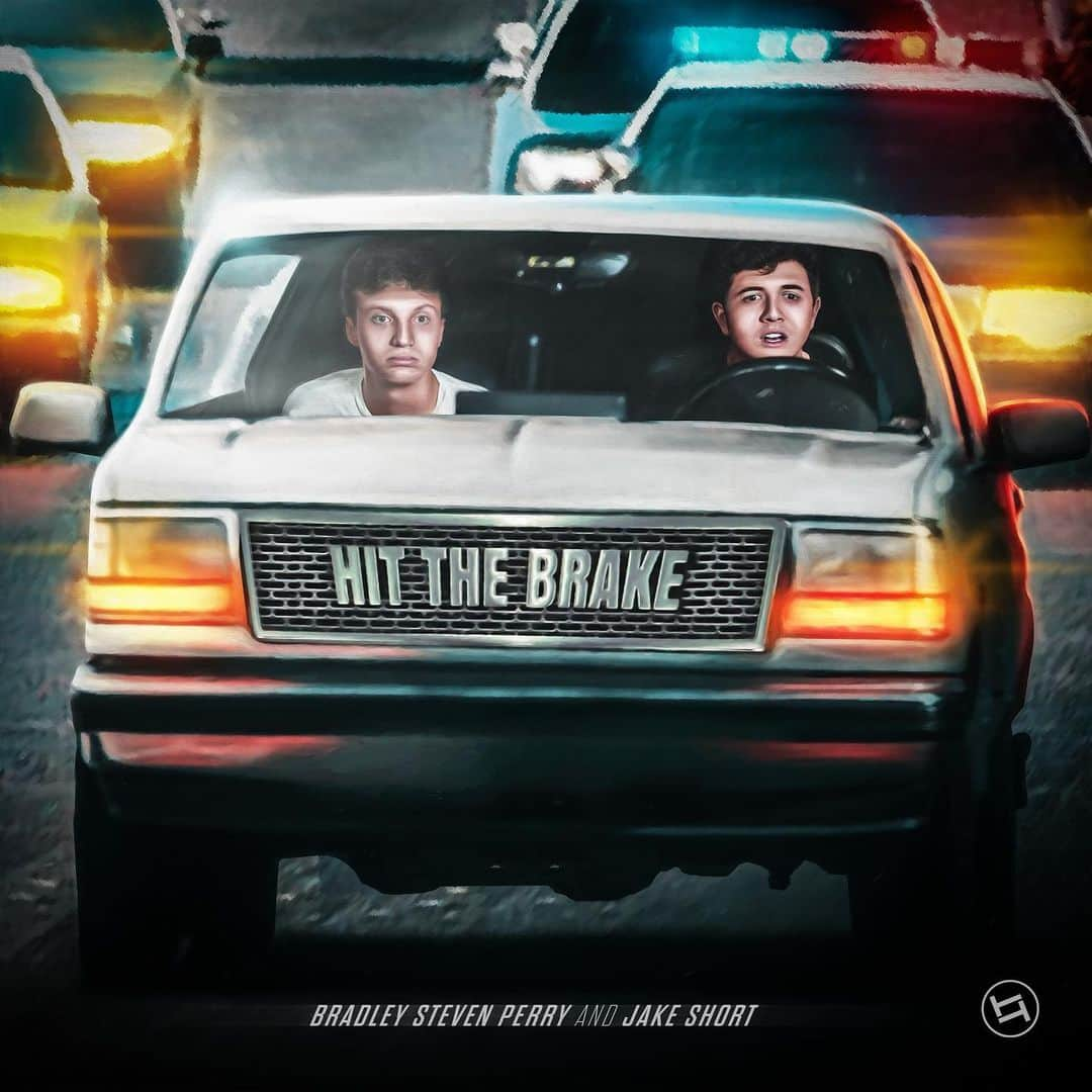 ブラッドリー・スティーブン・ペリーのインスタグラム：「Hey, remember us? Hit The Brake is officially out now on Apple podcast, Spotify, and you can watch it on YouTube.  We had the pleasure of talking to our awesome friend @karanbrar to start the show off. Well-spoken, smart, and great friend! Episode two is a solo episode with just @jakeshort and I, also out now!  Get used to it because we are doing this every week people.」