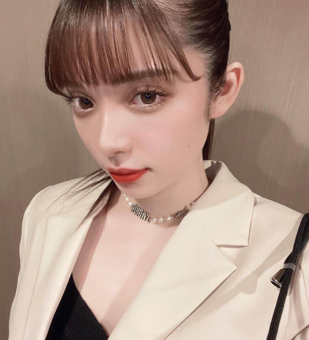 渡辺リサのインスタグラム：「よそ行きリサちゃん」