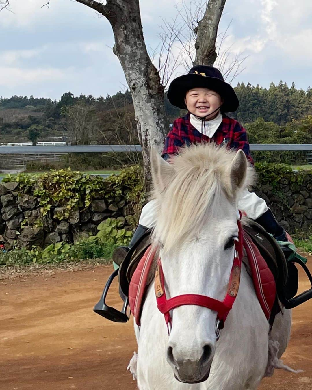 カン・ヘヨンさんのインスタグラム写真 - (カン・ヘヨンInstagram)「엄마는 당연히.. 조랑말 태워줄줄 알았짘ㅋㅋㅋㅋㅋㅋㅋ🐎  근데 넌 진짜 쩐다 훈아..  #28개월아기 #승마 #애기승마 #제주여행 #세살승마」11月18日 12時40分 - mangdoo_noona