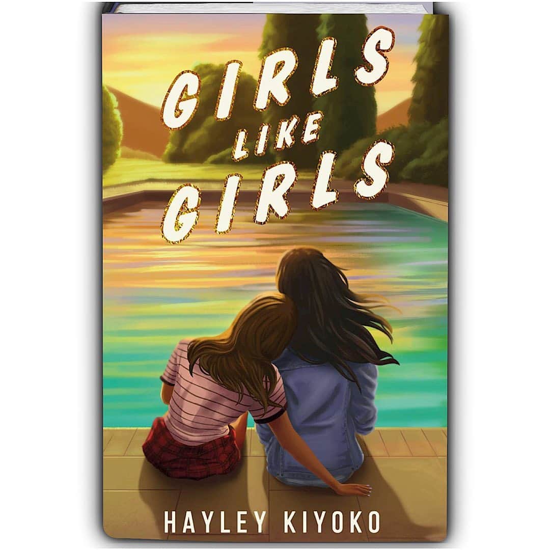 ヘイリー・キヨコのインスタグラム：「When we finally finished the book  cover, I was overcome with emotion. I just looked at it and cried.  It’s been a dream of mine to expand the world of glg and share it with you all. Here it is 🥹. Pre order Girls Like Girls the novel now! I love you all!!! Link in bio! 😭😭😭😭  Thank you @paleinred for bringing my vision to life 🙏🏼🎨」