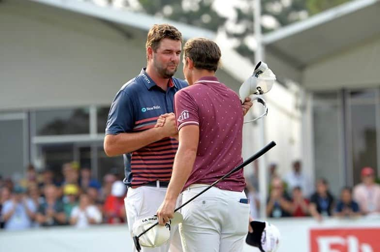 マーク・リーシュマンのインスタグラム：「So excited to be back in Australia to be playing the Australian PGA. Last time was a fun battle with a mulletless @cameronsmithgolf 😂😂#auspga #visitbrisbane #thisisqueensland」