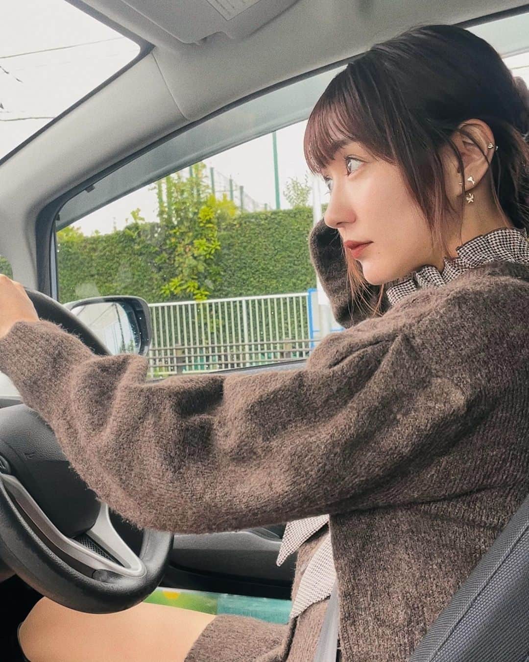 荻野可鈴のインスタグラム：「、 久しぶりに長距離の運転🚗💨 しばらく運転してないと感覚忘れそうだから ちょくちょくお出かけしてる🍂」