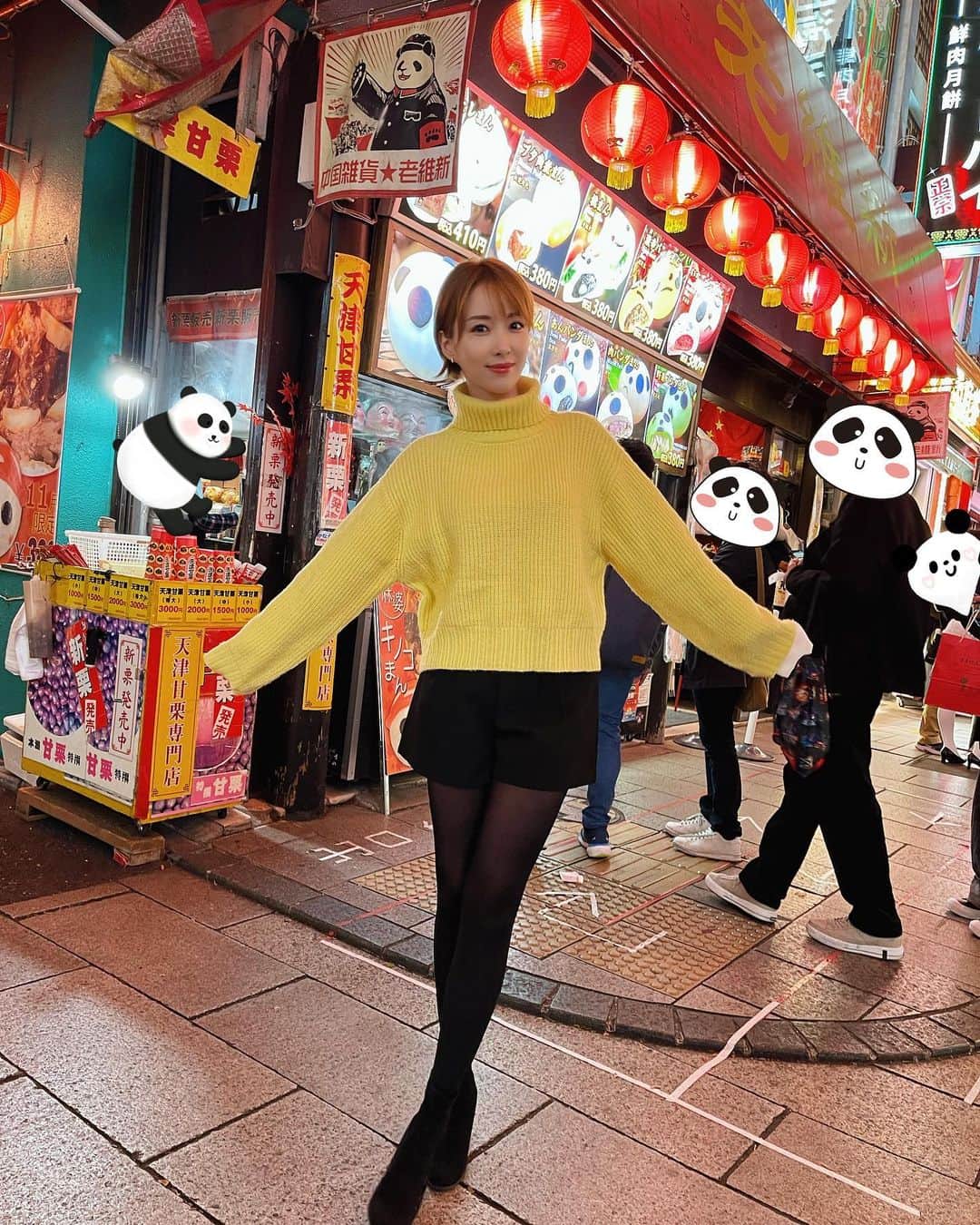 瀬戸早妃のインスタグラム：「中華街に行ってきました🐼🇨🇳  大好きな辛い辛い麺ッッ🍜🌶 ヒーヒー言いながら食べるのが好き❤️  #中華街 #横浜 #yokohama #港のヨーコヨコハマヨコスカ」