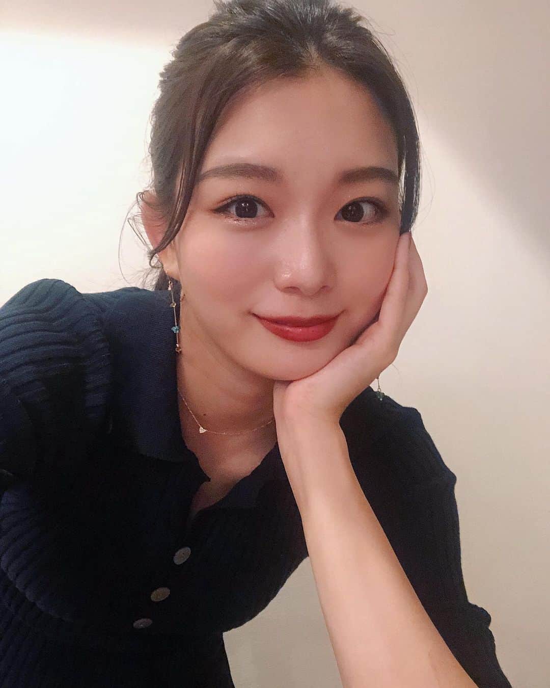のインスタグラム：「おやすみなさい！ #gn #⭐️#selfie」