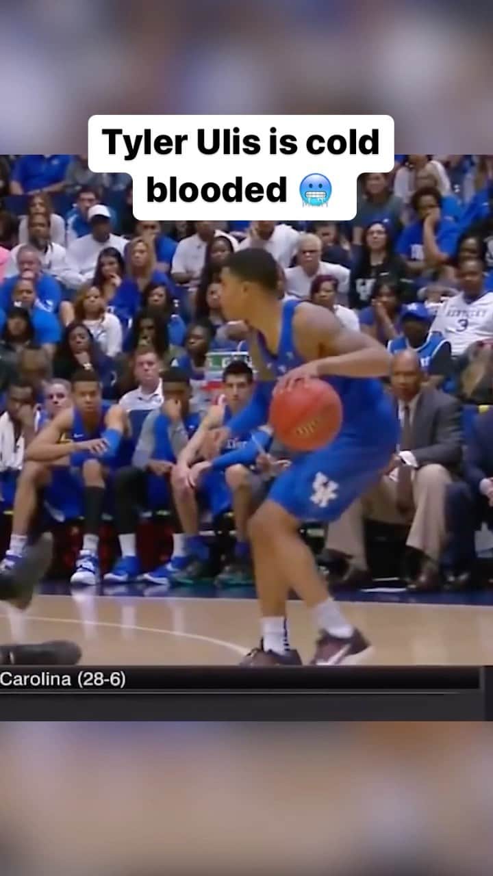 タイラー・ユリスのインスタグラム：「Remember when @tulis3 did this in the SEC Championship game!? 🔥  Now he’s back on the Rave On app to talk with you LIVE during the Gonzaga game. Download it now, so you don’t miss out!  Link in bio!  #bbn #kentuckybasketball #gocats #catsby90 #kentuckywildcats #universityofkentucky」
