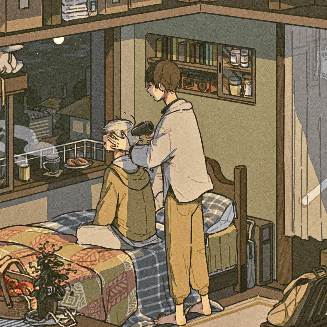 のインスタグラム：「マネッチア . . #illustrator #illustration #イラスト #創作イラスト #オリジナルイラスト #男の子イラスト #일러스트 #일러스트레이터 #남자일러스트」