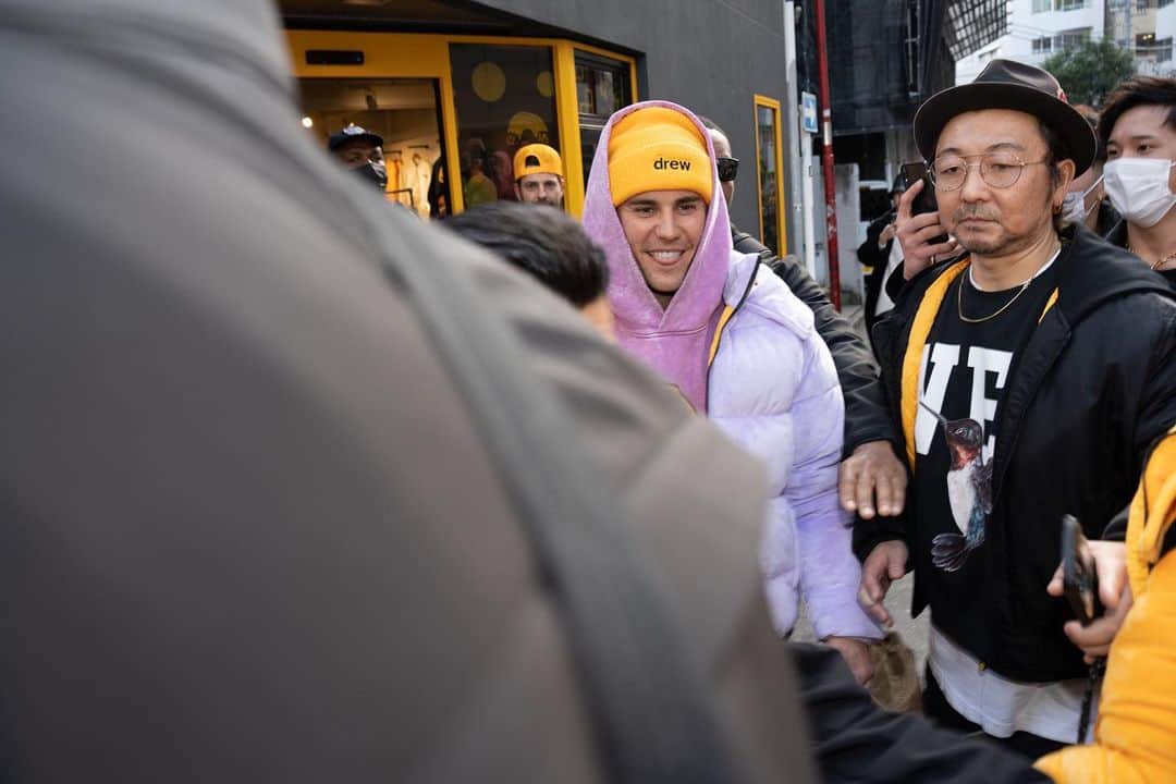 ジャスティン・ビーバーのインスタグラム：「@drewhouse TOKYO」