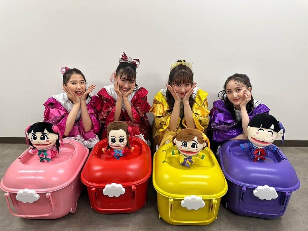 のインスタグラム：「AEイベントDAY2ありがとうございました！！！！  本当にいつもどんな時でも、そしてどんなぐだぐだも受け入れてくれるモノノフさんが大好きです！  いつもありがとう😊 これからもよろしくね🥰‼︎  #AE #ファンクラブイベント #モノノフ　さん #いつもありがとう #感謝」