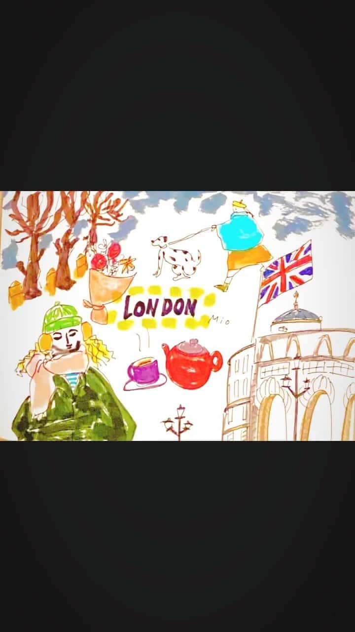 のインスタグラム：「イギリス🇬🇧で私がお世話になった方や友達全員を乗せたらぱんぱんになりました❤️  私にロンドンで関わってくれたみなさん本当にありがとうございました🌈  私の人生の中でも宝物の一年になりました✨」