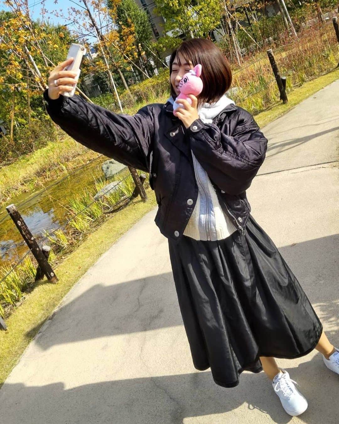 範田紗々さんのインスタグラム写真 - (範田紗々Instagram)「#おぱんちゅうさぎ #名古屋へ #いつも一緒💓」11月21日 7時17分 - handa_sasa