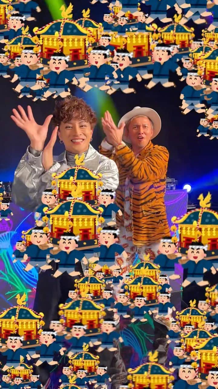 PKCZのインスタグラム：「#PKCZ #TOKYOおみこしダンス #ぴけし隊 #DAPUMP #ISSA #白濱亜嵐」