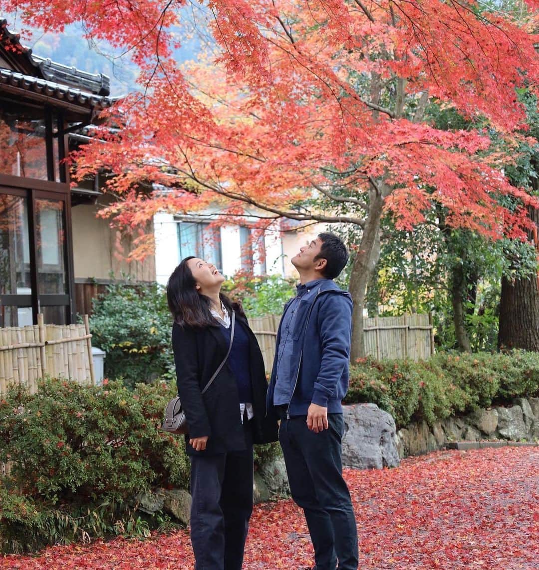 新嶋莉奈のインスタグラム：「秋だった！」