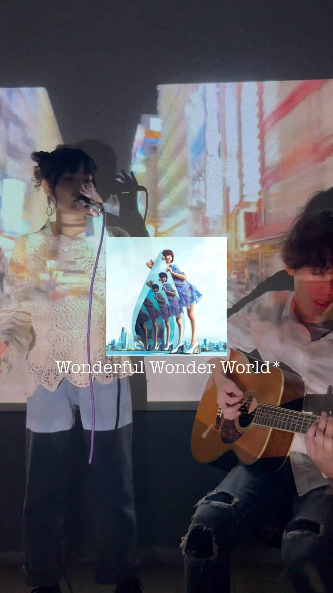 Yun chiのインスタグラム：「2位 Wonderful Wonder World*(2014年) （produced by 飛内将大）【作詞:Yun*chi,田中秀典/作曲編曲:飛内将大】  11月16日リリース🎧✨ 「TEN.〜Yun*chi 10th Anniversary Request Best〜」 収録曲リクエストご応募ありがとうございました！！  リクエストを参考に選んだ収録曲の中で、特に人気のあったTOP10を少しずつですがショートムービーにしてみました！  どんなに雨が降ってもいつか必ず虹をかけて見せるよ君とならね🌈  🎤：Yun*chi  🎸： @hiroto_tateoka  🎥： @kuroji_baxx   [チケット問い合わせ] https://tiget.net/users/800388  #アニソン #アニメ好きと繋がりたい #ワンマンライブ #アニソン好きな人と繋がりたい #女性シンガー #アニソンライブ #アニソン好き #asteriskofcolorfultour #アスタリスクオブカラフルツアー #yunchi #ゆんち #セルフカバー #ログホラ #ログホライズン #ゆんち10thリクエスト #ギター弾き語り #akihabara #秋葉原MOGRA #秋葉原」