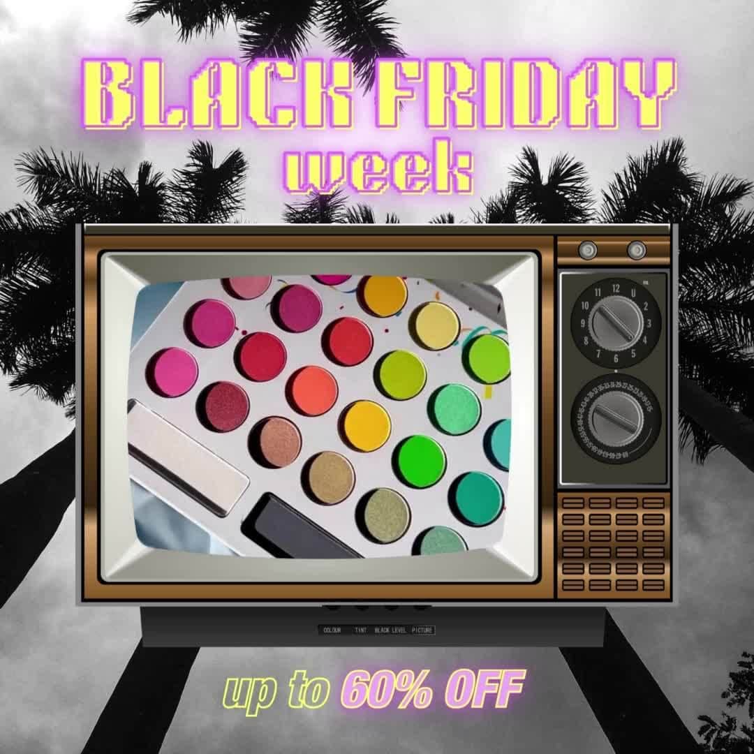 BH Cosmeticsのインスタグラム：「Black Friday week STARTS NOW, besties! 📢 Get 60% OFF almost everything 🛍 PLUS a FREE mystery gift when you spend $50＋!! 🎁 use code MYSTERY at checkout - today only! #bhcosmetics」