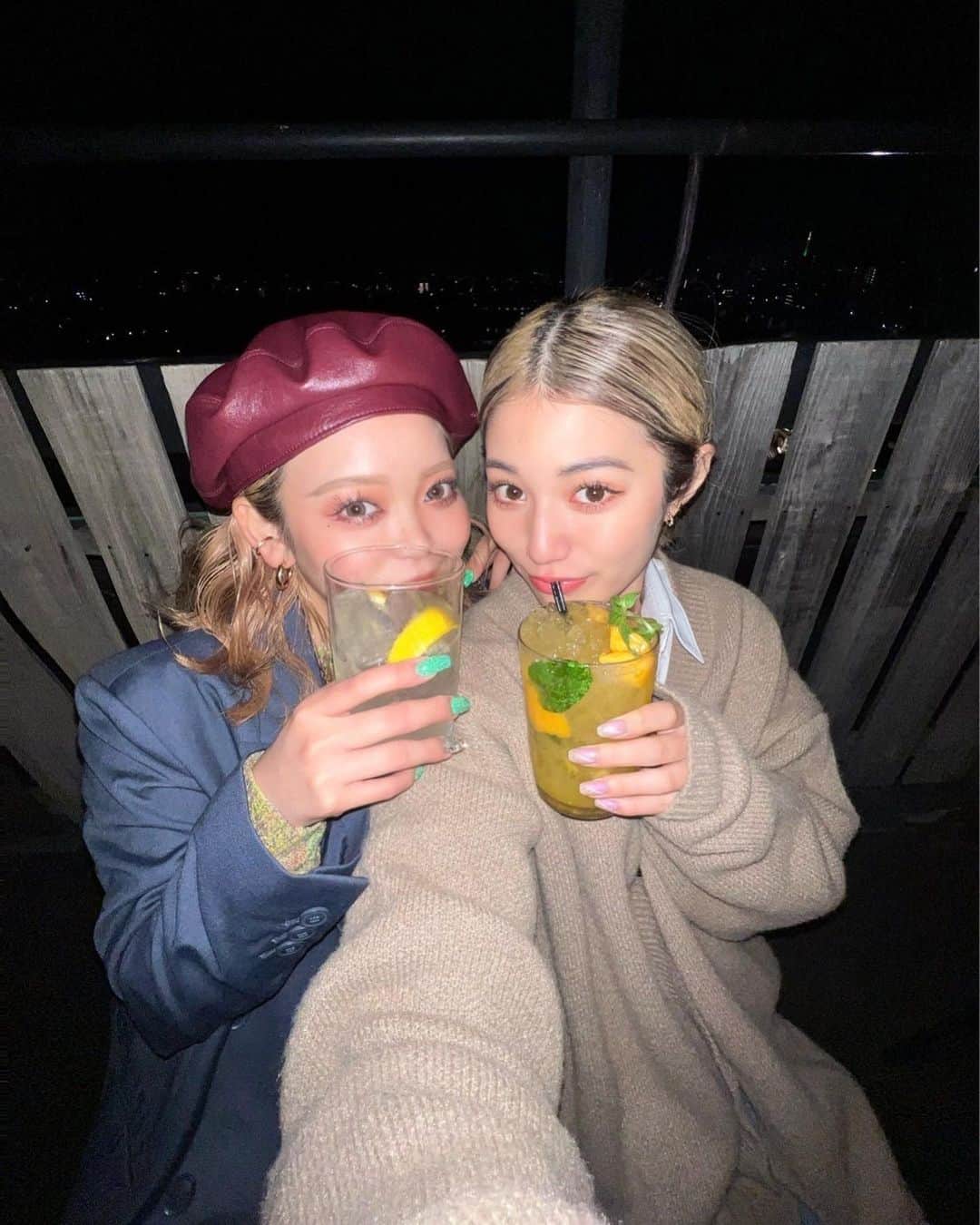 浪花ほのかのインスタグラム：「ムッちゃんと京都旅行🥺🔆🔆 初めてくらいのむっちゃんとの旅行🤭 飲み歩きでいっぱい飲んで 美味しいご飯食べて幸せやったあ🤲🏼  むっちゃんといてるとハッピーになれる💓」