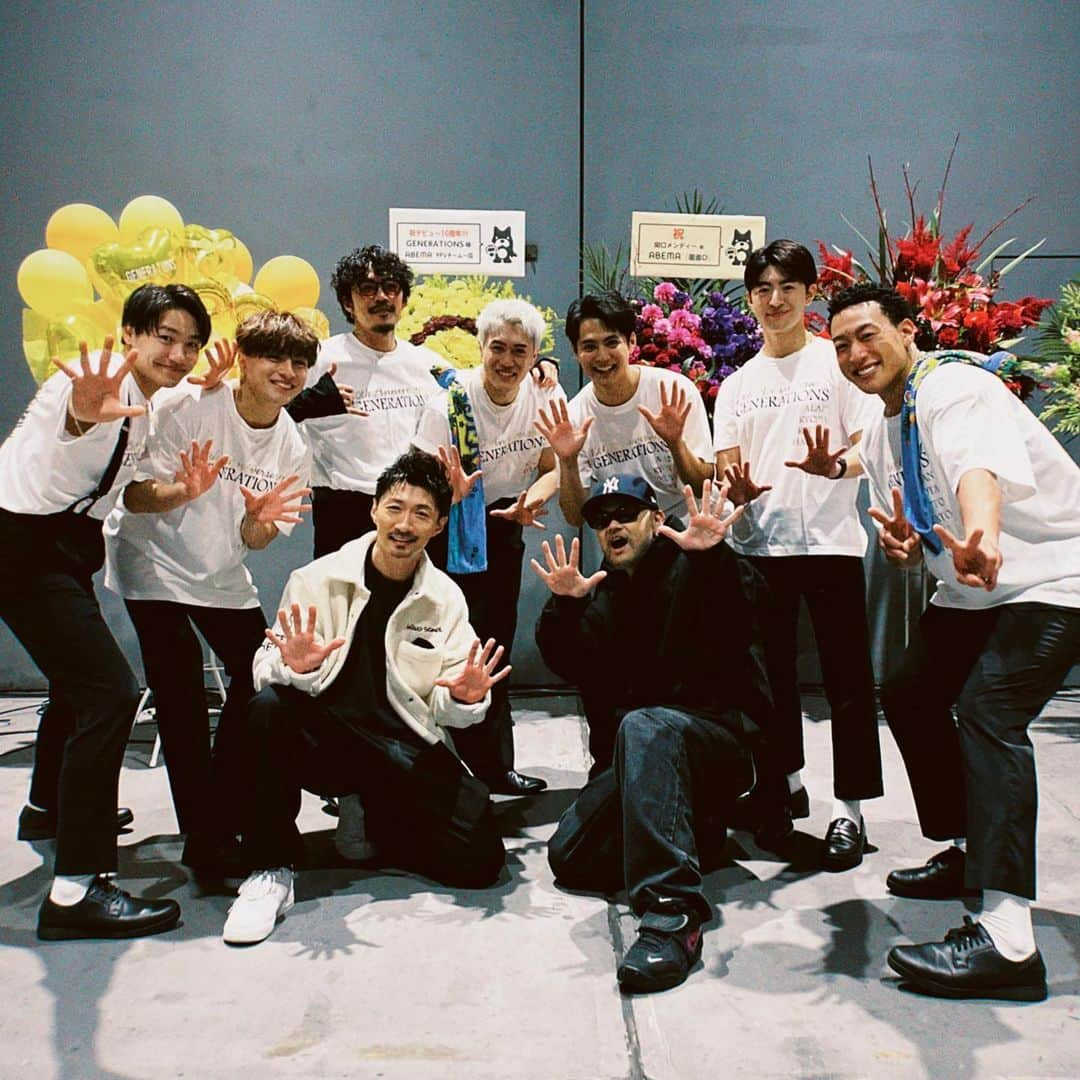 PKCZのインスタグラム：「GENERATIONS 10周年おめでとう😘 #WONDERSQUARE #GENERATIONS #PKCZ」