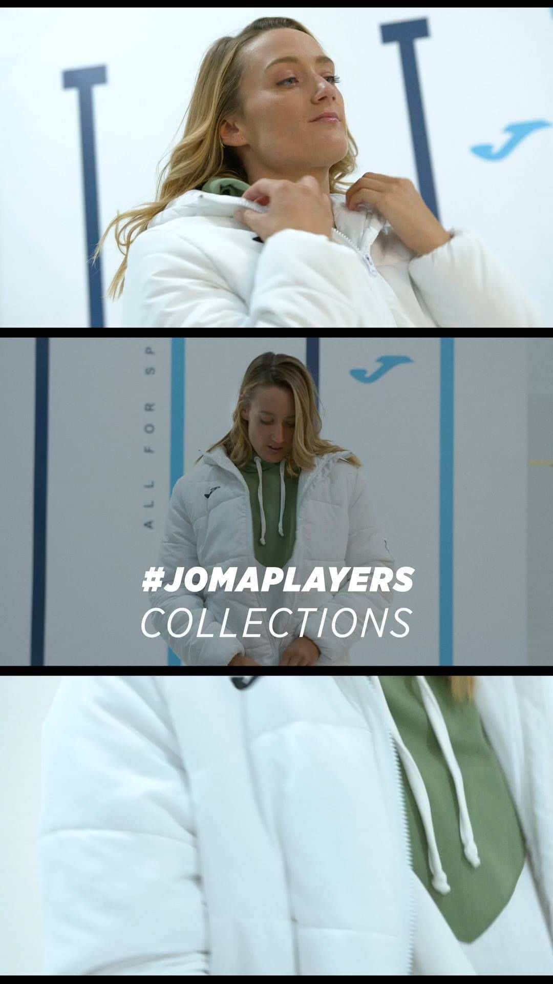 ミレイア・ベルモンテ・ガルシアのインスタグラム：「Esta es la colección que te ayudará luchar contra el frío y el agua.  #SoloPorDeporte  #JomaPlayers Collections by @missbelmont」