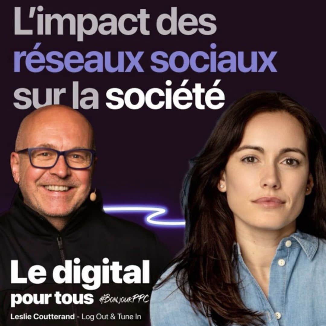Leslie Camila-Roseのインスタグラム：「🎙 Je suis très heureuse de partager avec vous l’épisode du podcast « Le digital pour tous » enregistré avec PPC 💫 le mois dernier.  Merci INfluencia pour cet article. Lien en bio!    « Depuis plus de 15 ans, les réseaux sociaux se sont installés dans notre quotidien. Quels changements ont-ils opérés sur la société toute entière et quelles leçons en tirer à l’aube du Web3 ?  Tout à la fois créateurs de liens et de clashs, outils d’information et de désinformation, les réseaux sociaux ont petit à petit changé beaucoup de choses dans notre façon de vivre en société.  Avec les réseaux sociaux, l’immédiateté des conversations sans filtre soulève chaque jour de nouvelles controverses, et parfois de nombreuses déferlantes de haine qui vont beaucoup beaucoup trop loin.  Avec les réseaux sociaux, les fake news, les fake influenceurs, les manipulateurs politiques de tous bords ont pris leurs quartiers sur chaque réseau social y trouvant le terrain favorable à l’exercice de leur emprise sur ceux qui n’y prennent pas gare.  Faut-il se détourner des réseaux sociaux pour autant ? Comment savoir raison garder face aux mauvaises ondes ? Comment trouver des aires plus calmes et y avoir des échanges constructifs ? Est-ce possible d’ailleurs ?  Pour mieux comprendre les impacts des réseaux sociaux sur la société, l’invitée de PPC  est Leslie Coutterand, ancienne actrice et maintenant speaker, réalisatrice, activiste ».   #ledigitalpourtous #bonjourppc」