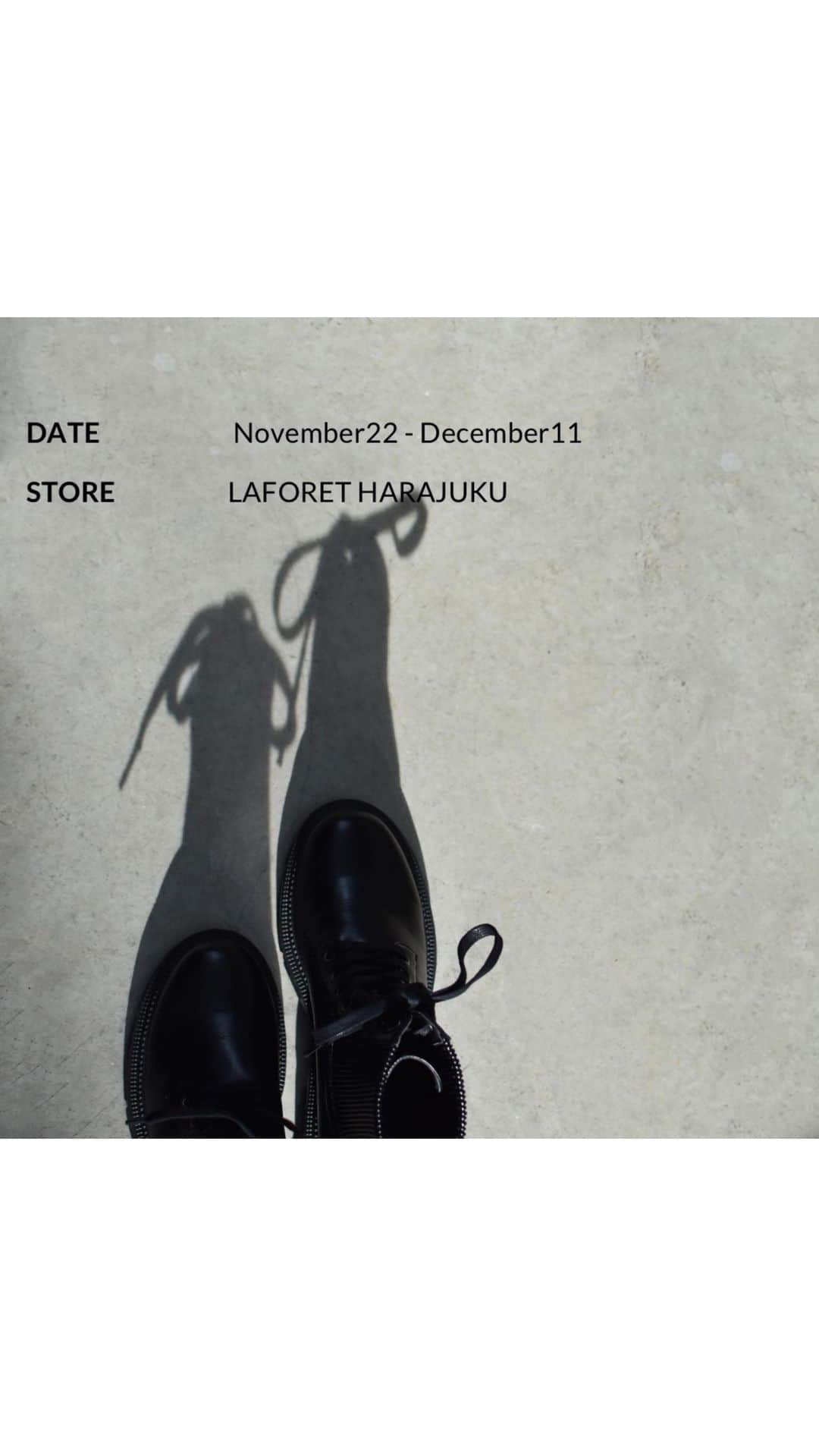 オンラインショップ アットシェルタのインスタグラム：「ー　INFORMATION ー  POPUP STORE開催のお知らせ  PLACE▪︎ラフォーレ原宿1F  DATE▪︎2022/11/22 - 12/11  普段はWEBのみの販売アイテムも多数取り揃え、実際にご試着ご購入いただけます。 是非ご来店お待ちしております。  ※NOMINEのPOPUPストア内にて展開しております  #laroute  #ラルート #ラフォーレ原宿」