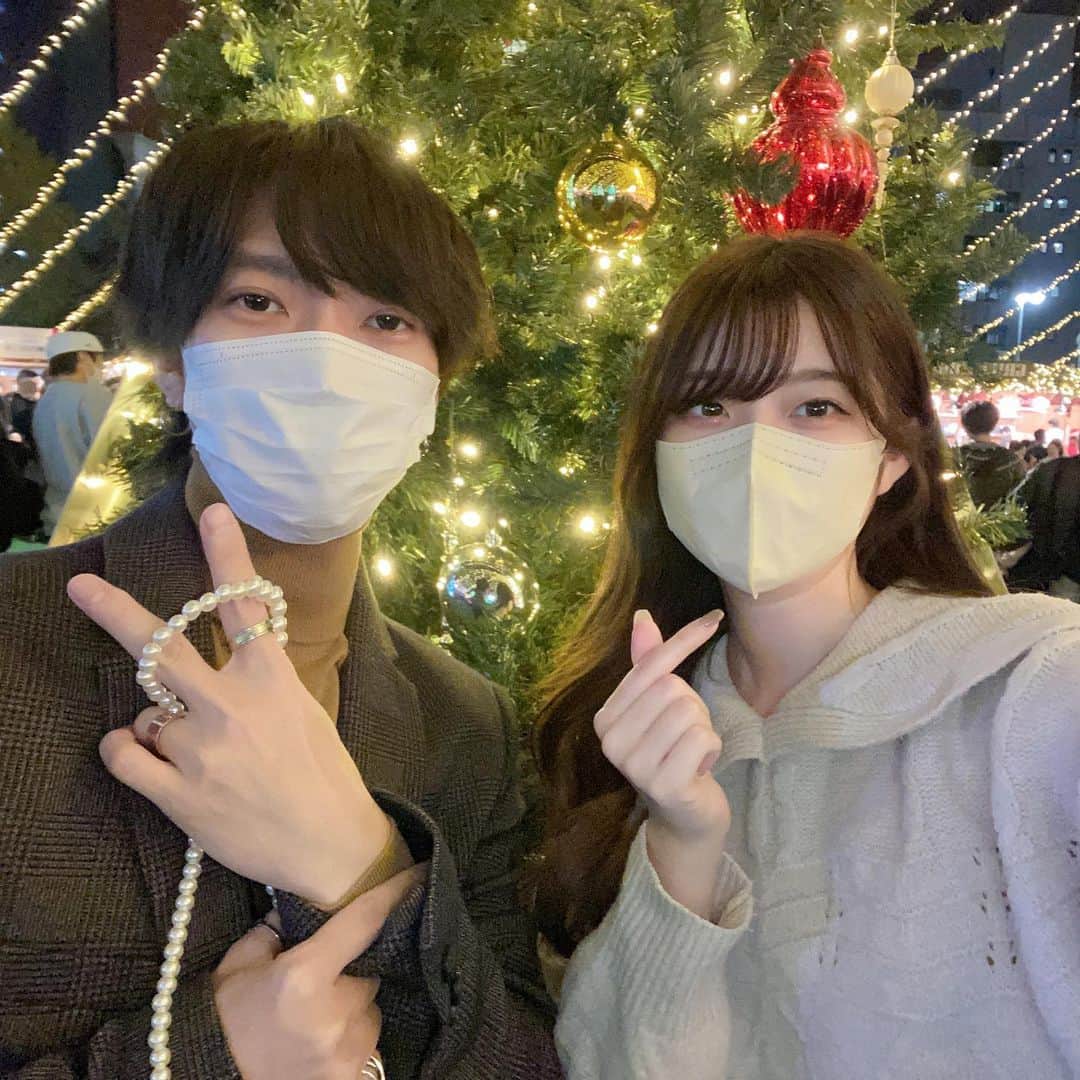 なつはるまきのインスタグラム：「今年もクリスマスマーケット行ってきたよ💖🎄💖」