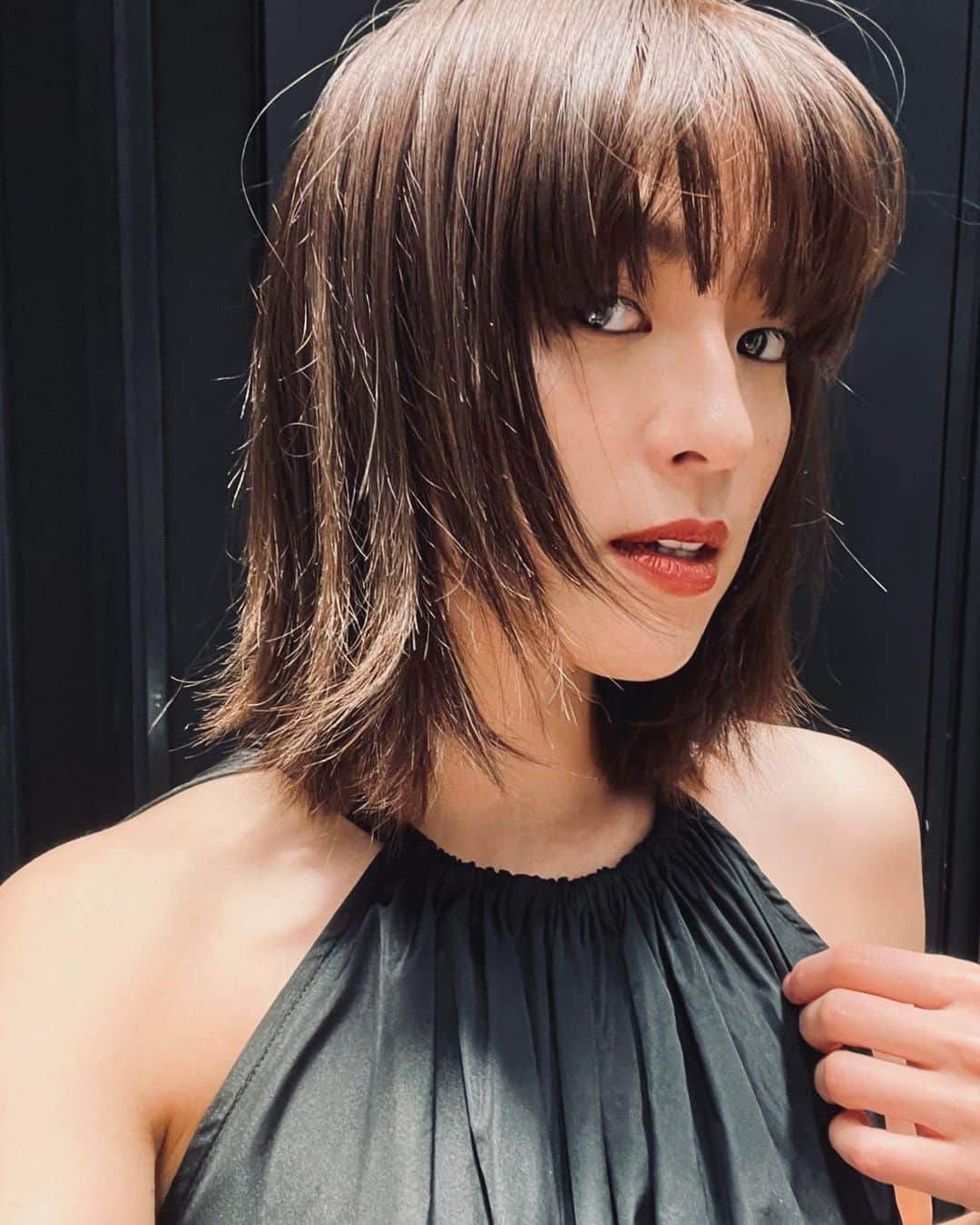 中村アンのインスタグラム：「✨🖤✨」