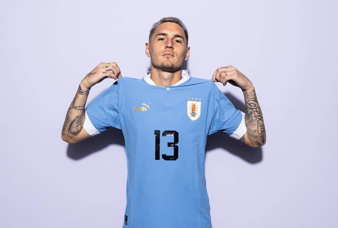 ギジェルモ・バレラのインスタグラム：「URUGUAY 🔥⚽️ 13# Qatar2022 💪」