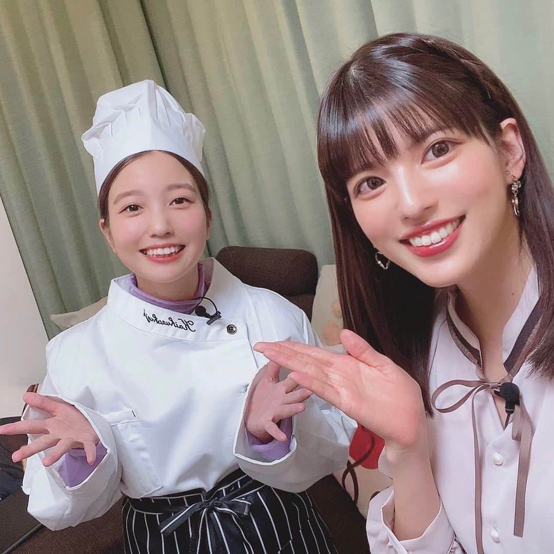 春瀬なつみのインスタグラム：「てんかべ、あーりーのお誕生日スペシャル🥰✨ お料理作らせてもらいました🎂✨ おめでとー！！！！ #てんかべ  #愛原ありさ ちゃん」