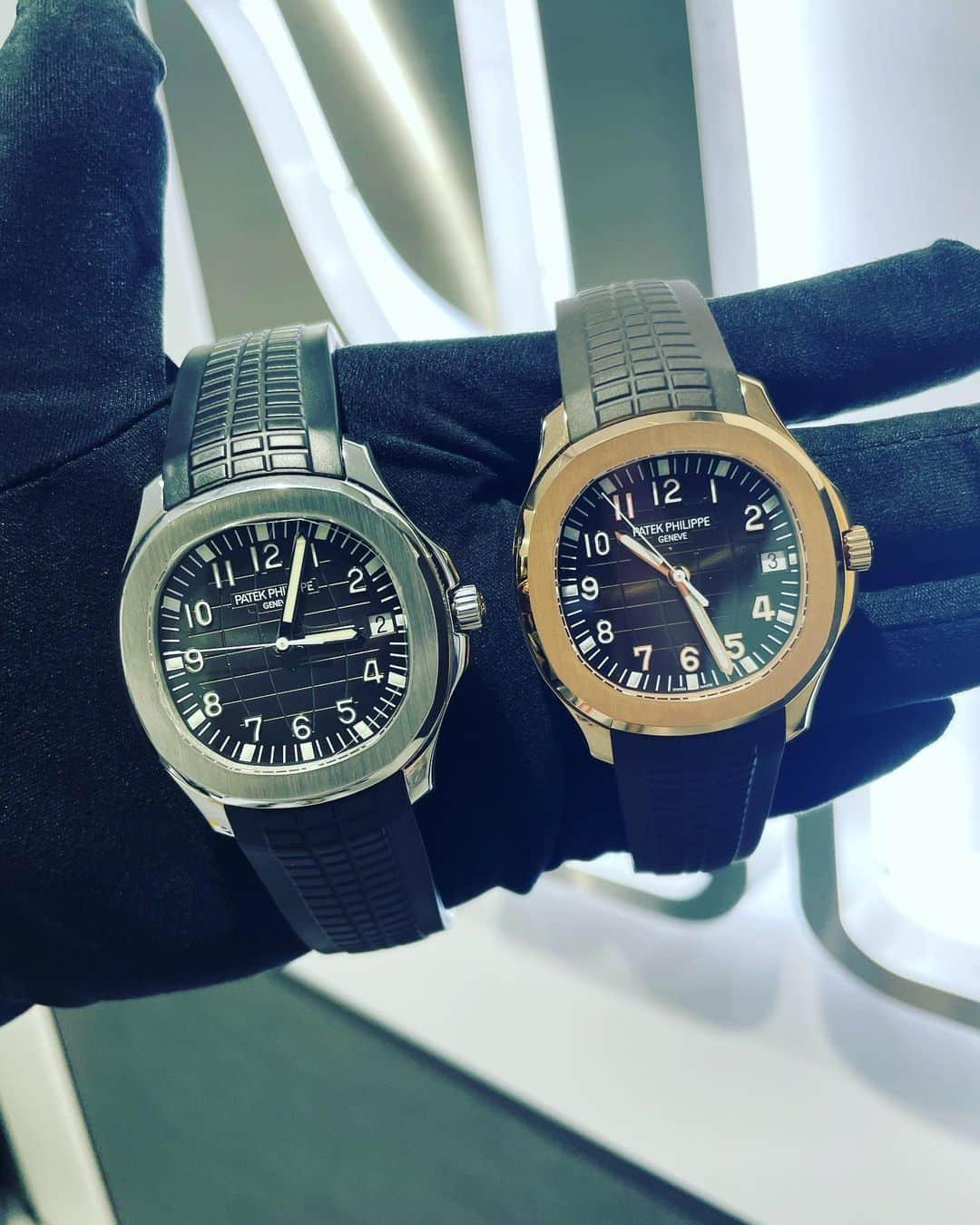 宮代東生のインスタグラム：「たまには時計の投稿しとこ #patekphilippe #パテックフィリップ  #パテックフィリップアクアノート  #新宿noble」