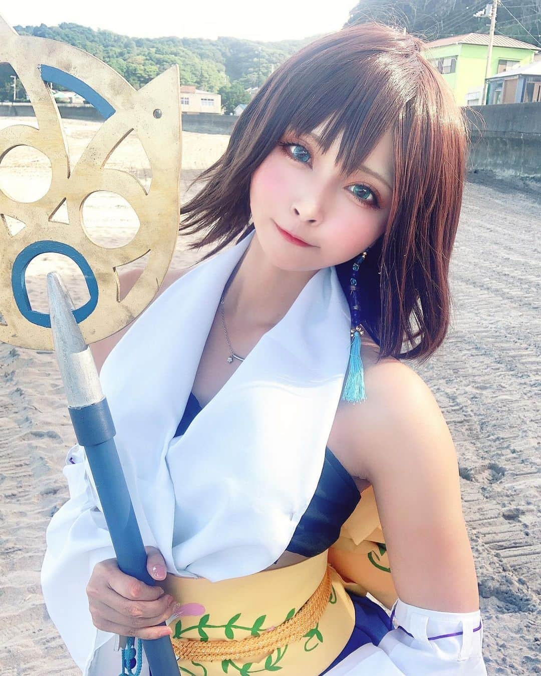 天音ありぃのインスタグラム：「Long time no see Instagram✨ #コスプレ #コスプレイヤー #ファイナルファンタジー #ファイナルファンタジー10  #ユウナ  #ff10 #finalfantasy #finalfantasy10 #ffcosplay #ff10cosplay #yunacosplay #cosplay #cosplaygirl #cosplayer #cherryblossom #japanesecosplayer #japanesecosplay #kawaiicosplay #gamecosplay #otakuworld #worldcosplay」