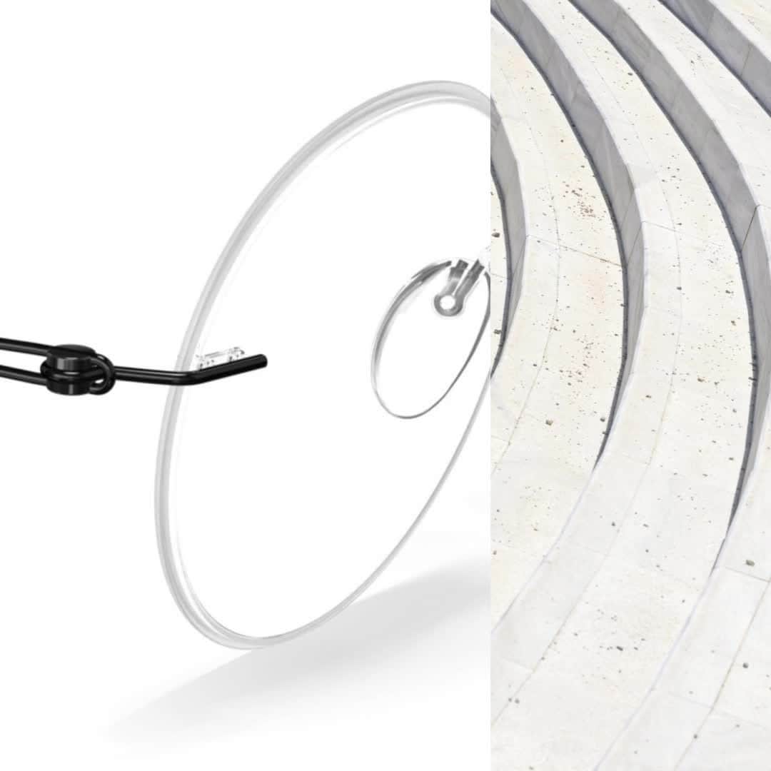 シルエットのインスタグラム：「From the intricacies that make a building become an icon to the components of our eyewear that make it extraordinary, art is nothing without attention to detail. Express yourself through everyday art you can wear with Lite Spirit-Accent Rings.  #SilhouetteEyewear #EmpoweredByLightness #OpticalEyewear」