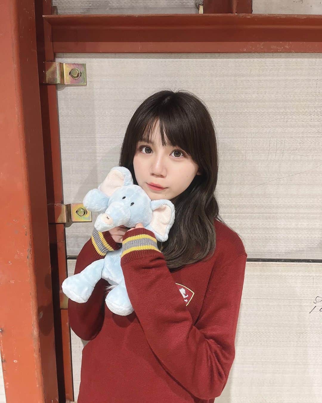のインスタグラム：「・ ウラハラフェス2着目はカンコーさんの制服とNICIさんのぬいぐるみ  で歩きました💞🎀 ・ ぬいぐるみは筆箱になってるの🐘❕ ・ ・ #カンコー委員会 #カンコー学生服 #制服 #なんちゃって制服 #nici #ぬいぐるみ #るねちょ #堀越琉音 #jkブランド #jk #jkの素敵な思い出 #jk2 #sjk #ウラハラプロジェクト #ウラハラ」