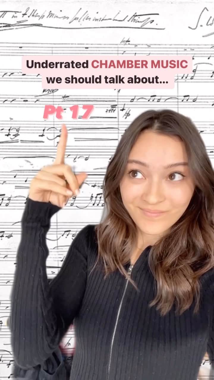 澄那シュトゥーダーのインスタグラム：「Have you heard of these pieces before? 👇🏻  Here are 3 chamber music works that I don’t hear performed often enough. Do you agree? 🤔 If listening to the mentioned musical works as a whole is too daunting to you, I recommend starting with these movements: 🎼 Coleridge-Taylor: 1st movement: Allegro moderato 🎼 Hindemith: 3rd movement: “Massig bewegt”  What other classical music should we listen to more? Comment below, I'd love to know 🤗  #classicalmusicplaylist #classicalmusicians #suminastuder #underratedmusic」